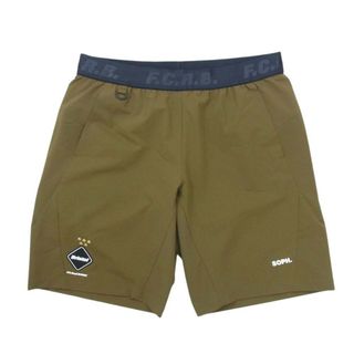 エフシーアールビー(F.C.R.B.)のF.C.R.B. エフシーアールビー FCRB-200051 STRETCH LIGHT WEIGHT SHORTS ストレッチ ショート パンツ カーキ系 XL【美品】【中古】(その他)