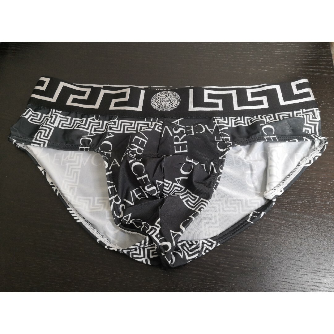 VERSACE - ヴェルサーチ VERSACE グレカ&ロゴ柄 ビキニ VERSACE - ヴェルサーチ VERSACE グレカ&ロゴ柄 ビキニ