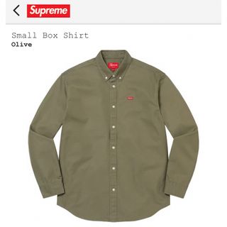 Supreme  Small Box  Shirt   Olive