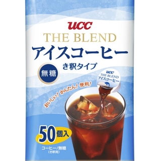 ユーシーシー(UCC)のコストコ UCC アイスコーヒー 無糖 き釈タイプ 50個  ポーション(コーヒー)