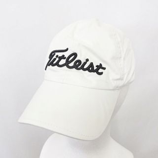 タイトリスト(Titleist)のタイトリスト TITLEIST FJ ゴルフ 帽子 キャップ 白 ホワイト 黒(ウエア)