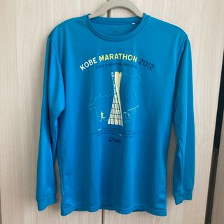 アシックス(asics)のランニングTシャツ長袖　神戸マラソン2012(ウェア)