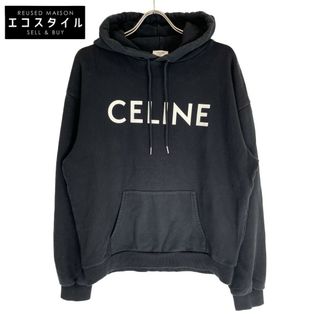 セリーヌ(celine)のセリーヌ 【国内正規】2Y321052H ロゴプリント ルーズ プルオーバー スウェットパーカー/ L(パーカー)