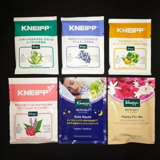 クナイプ(Kneipp)のクナイプ バスソルト 6袋 6種類 入浴剤(入浴剤/バスソルト)