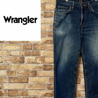 ラングラー(Wrangler)のラングラー　デニム　ジーンズ　ジーパン　ジッパーフライ　色落ち　革パッチ　32(デニム/ジーンズ)