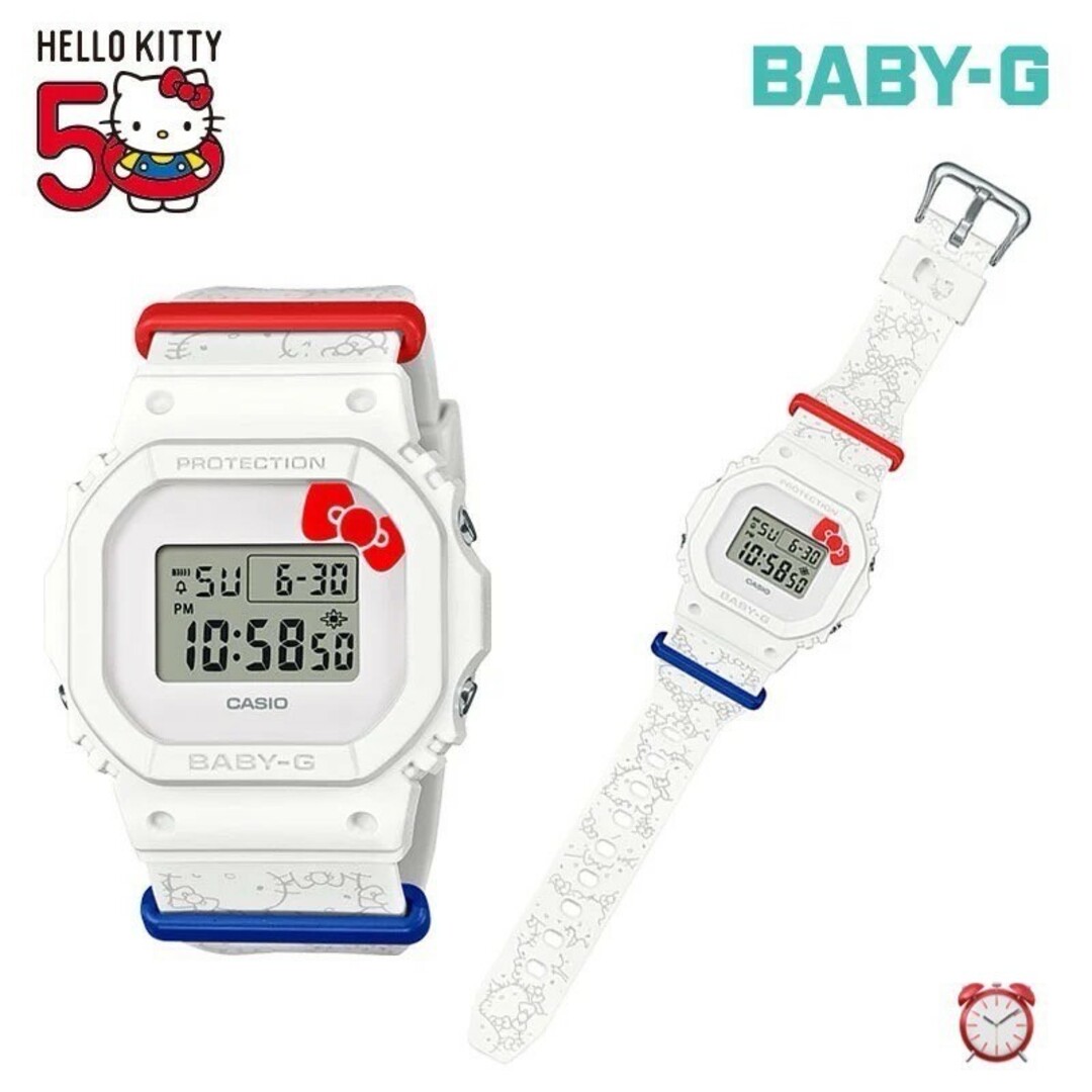 新品 キティ カシオ BABY-G ハローキティ50周年 コラボモデル 新品 キティ カシオ BABY-G ハローキティ50周年 コラボモデル