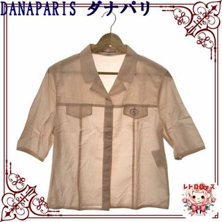 DANAPARIS ダナパリ トップス シャツ カッターシャツ シアー ポケット(シャツ/ブラウス(半袖/袖なし))