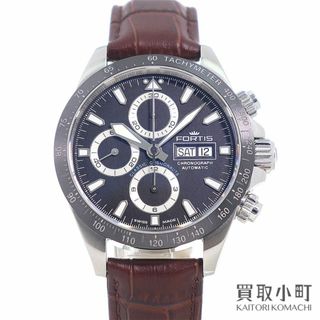 フォルティス(FORTIS)の【美品】フォルティス【FORTIS】コスモノート FLB7 リミテッド クロノグラフ オートマティック ブラウン 革ベルト メンズウォッチ 男性用腕時計 自動巻き 401.26.FLB7 COSMONAUTS FLB7 CHRONOGRAPH LIMITED AUTOMATIC WATCH【Aランク】【中古】(腕時計(アナログ))