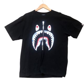 A BATHING APE - ABATHING APE アベイシングエイプ　フロントシャーク　Tシャツ XL