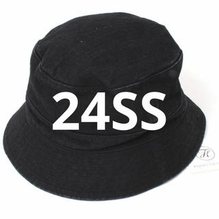 キジマタカユキ(KIJIMA TAKAYUKI)の24ss キジマタカユキ BLACK DENIM BUCKET HAT ハット(ハット)