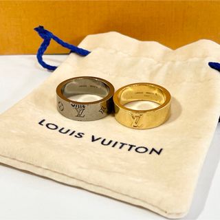 ルイヴィトン(LOUIS VUITTON)の美品 正規品 箱付き ルイヴィトン 指輪セット インスティンクト 21号 23号(リング(指輪))