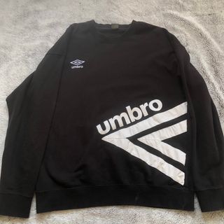 UMBRO - umbro アンブロ 刺繍 ビッグロゴ オーバーサイズ スウェット トレーナー