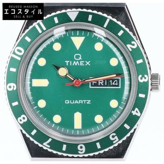 タイメックス(TIMEX)のタイメックス 【美品】TW2U61700 Q TIMEX グリーン クォーツ(腕時計(アナログ))