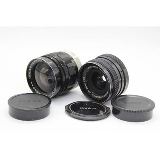 【返品保証】 コニカ Konica Hexanon AR 28mm F3.5 35mm F2.8 レンズ  v662(レンズ(単焦点))