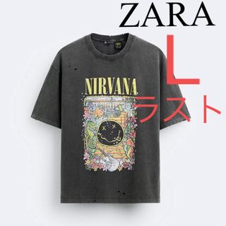 ZARA - ZARA⭐︎ NIRVANAⒸダメージTシャツ　グランジ　 ニルヴァーナ  