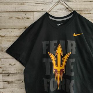 NIKE - 【711】USA古着　アリゾナ州立大学　FEAR THE FORKロゴ　Tシャツ