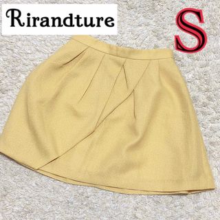 リランドチュール(Rirandture)のリランドチュール　イエロー　ミニスカート　春　夏　美品(ミニスカート)