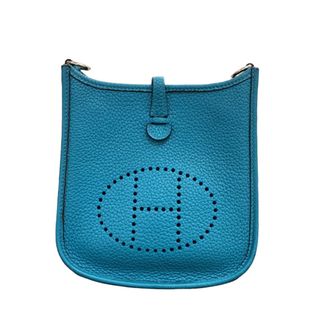 エルメス(Hermes)の　エルメス HERMES エヴリンTPM アマゾン 刻印不鮮明 ターコイズ シルバー金具 トリヨンクレマンス レディース ショルダーバッグ(ショルダーバッグ)