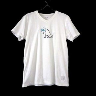 Paul Smith - ポールスミス Tシャツ カットソー ホームウエア 半袖 Vネック M 白