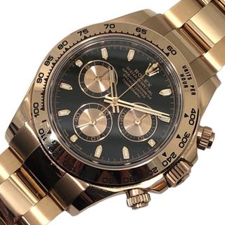 ロレックス(ROLEX)の　ロレックス ROLEX デイトナブラック/ピンク ランダムシリアル 116505 K18PG メンズ 腕時計(その他)