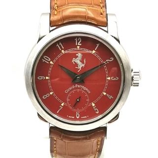 ジラールペルゴ(GIRARD-PERREGAUX)の美品 ジラールペルゴ 8030 フェラーリ スモセコ 自動巻き 時計(腕時計(アナログ))