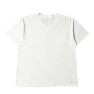 VISVIM - visvim ビズビム Tシャツ サイズ:4 ナンバリングロゴ ジャンボ クルーネック 半袖Tシャツ JUMBO TEE S/S STENCIL ホワイト 白 トップス カットソー【メンズ】【中古】