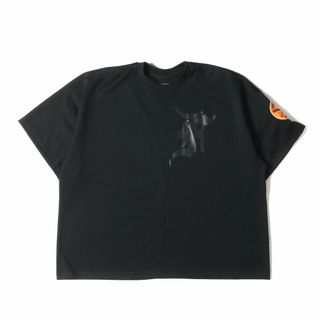 美品 FEAR OF GOD フィアオブゴッド Tシャツ サイズ:XL オーバーサイズ メッシュ フットボール ジャージ FIFTH COLLECTION / Mesh Football Jersey ブラック 黒 トップス カットソー【メンズ】【中古】