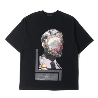 UNDERCOVER - 美品 UNDERCOVER アンダーカバー Tシャツ サイズ:2 22SS コラージュ グラフィック オーバーサイズ クルーネック 半袖Tシャツ ブラック 黒 トップス カットソー【メンズ】【中古】