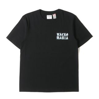 ワコマリア(WACKO MARIA)の美品 WACKO MARIA ワコマリア Tシャツ サイズ:M 21SS Alexis Ross ブランドロゴ ヘビーウェイト クルーネック 半袖Tシャツ USA BODY CREW NECK T-SHIRT ブラック 黒 トップス カットソー【メンズ】【中古】(Tシャツ/カットソー(半袖/袖なし))