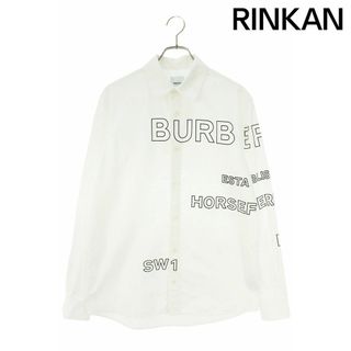 BURBERRY - バーバリー  8036768 ホースフェリープリント長袖シャツ メンズ XS