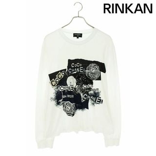 シャネル(CHANEL)のシャネル  P63300K48961 ココマークスパンコール長袖カットソー メンズ XL(Tシャツ/カットソー(七分/長袖))