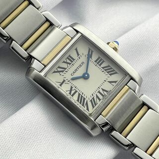 カルティエ(Cartier)のT700 カルティエ タンクフランセーズSM 2384 YG×SS クォーツ(腕時計)