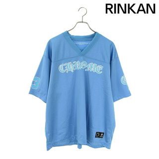 クロムハーツ  MESH WARM UP JERSEY TEE CHプリントメッシュTシャツ メンズ L