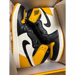 ナイキ(NIKE)の27 NIKE AIR JORDAN 1 HIGH OG TAXI ジョーダン(スニーカー)