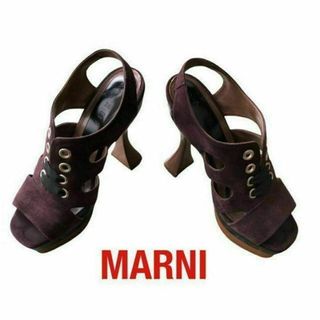 マルニ(Marni)のMARNIマルニ　サンダル　ミュール　ヒール　23cm(サンダル)