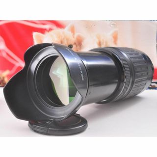 キヤノン(Canon)の望遠レンズ Canon キヤノン 75‐300mm クリーニングキット付(レンズ(ズーム))