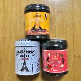 カルディ(KALDI)のジャンナッツ　キャットデー　紅茶　3缶　猫(茶)