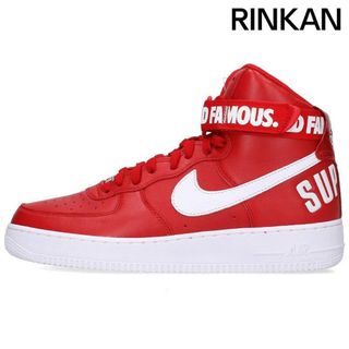 ナイキ(NIKE)のナイキ ×シュプリーム SUPREME  AIR FORCE 1 HIGH SUPREME SP 698696-610 エアフォース1ハイスニーカー メンズ 28.5cm(スニーカー)