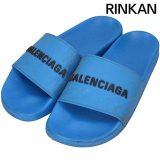 バレンシアガ(Balenciaga)のバレンシアガ  POOL MEN ロゴスライドシャワーサンダル メンズ 43(サンダル)