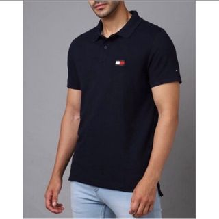 トミーヒルフィガー(TOMMY HILFIGER)の送料無料 新品 TOMMY HILFIGER スリムフィット ポロシャツ XXL(ポロシャツ)