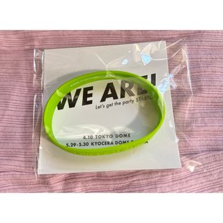 ジャニーズ(Johnny's)のWE ARE! STARTO グッズ ラバーバンド　黄緑(アイドルグッズ)