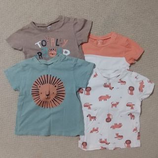 コストコ - 男の子　女の子　動物Tシャツ　80〜90　4枚セット