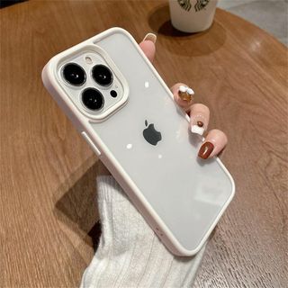 【色: ピンク】iPhone15 Pro ケース ストラップホール付き クリア (その他)