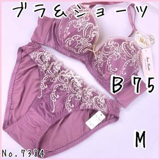 ブラジャーショーツセットＢ75    No.7384(ブラ&ショーツセット)