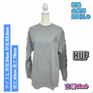 ハフ(HUF)のHUF ハフ トップス 半袖 Tシャツ ロゴ バックプリント 114910 大き(Tシャツ(半袖/袖なし))