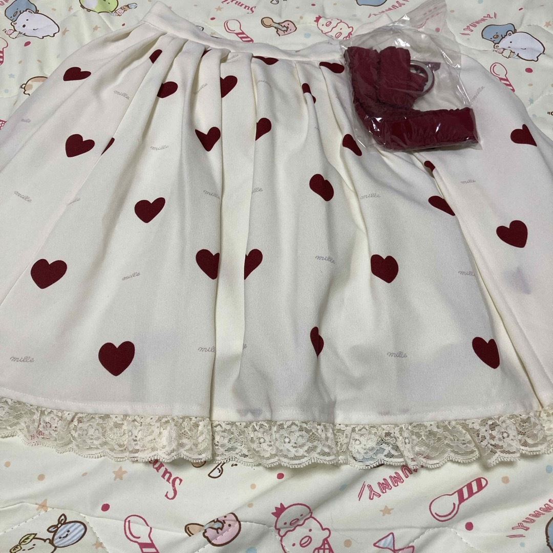 LODISPOTTO - mille fille closet*RetroFrenchハートスカートの通販 LODISPOTTO - mille fille closet*RetroFrenchハートスカートの通販