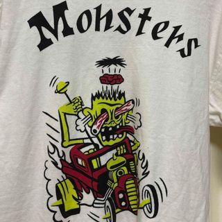 RATLAND Monster Tシャツ　モンスター　バイク　車　メンズ　M(Tシャツ/カットソー(半袖/袖なし))