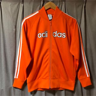 アディダス(adidas)のadidas アディダス　ジャージ　トラックジャケット　オレンジ　リニアロゴ(ジャージ)