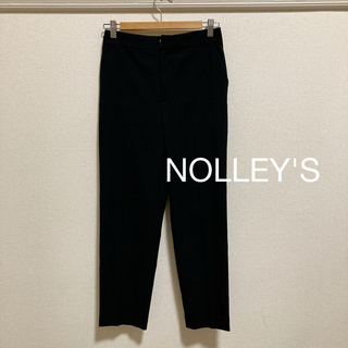 ノーリーズソフィー(NOLLEY'S sophi)のNOLLEY'S / タックテーパードパンツ /ブラック(カジュアルパンツ)