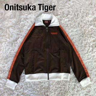 Onitsuka Tiger - オニツカタイガー　トラックジャケット　ジャージ古着ブランオレンジS